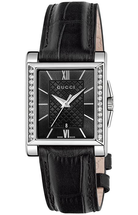 gucci watch women rectangle|Gucci watch for female.